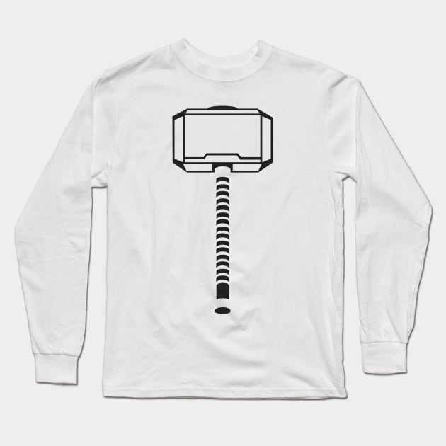 Mjolnir Long Sleeve T-Shirt by winstongambro